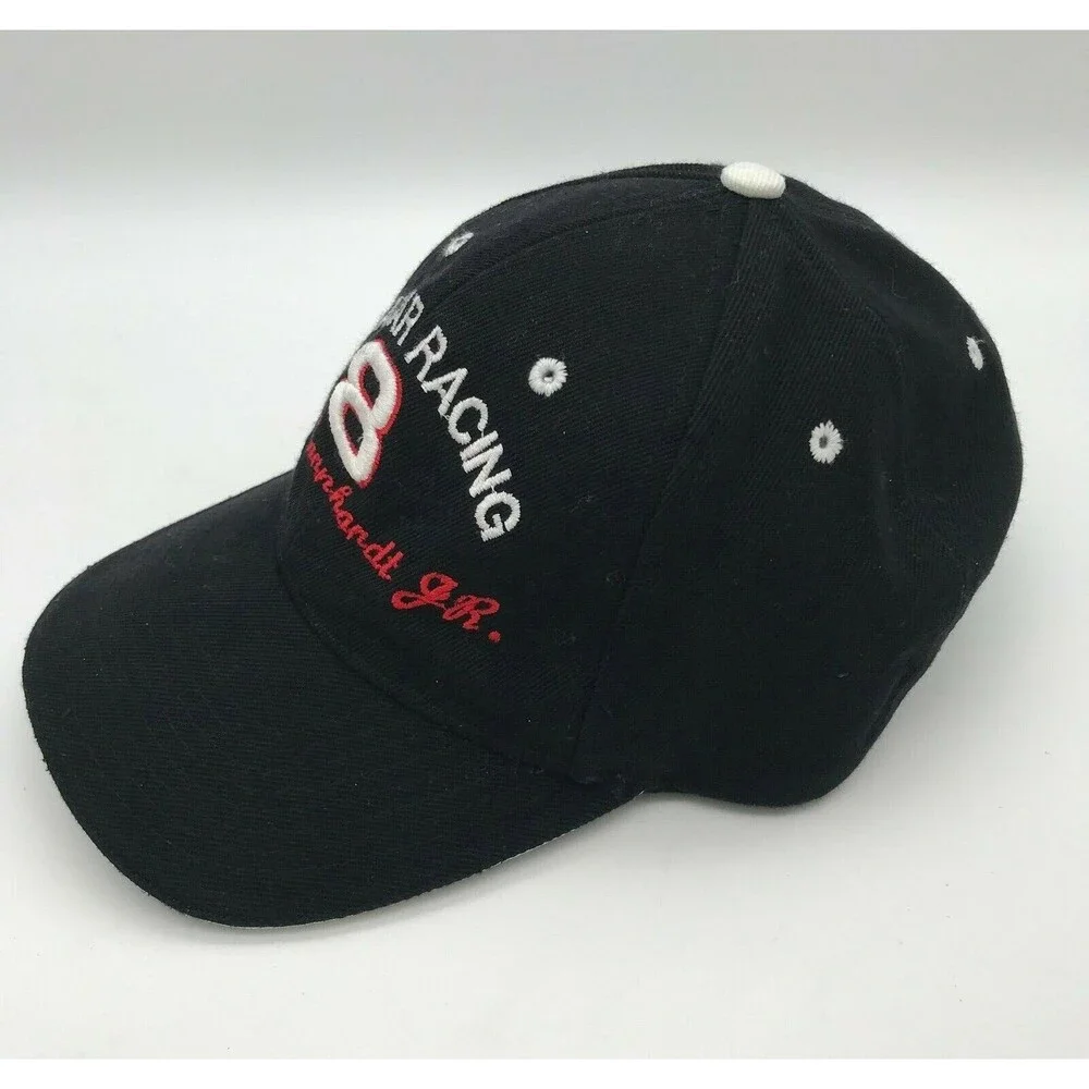 Nascar Racing 8 Dale Earnhardt Jr. Baseball Cap Logo Hook-Loop  Black Unisex Hat